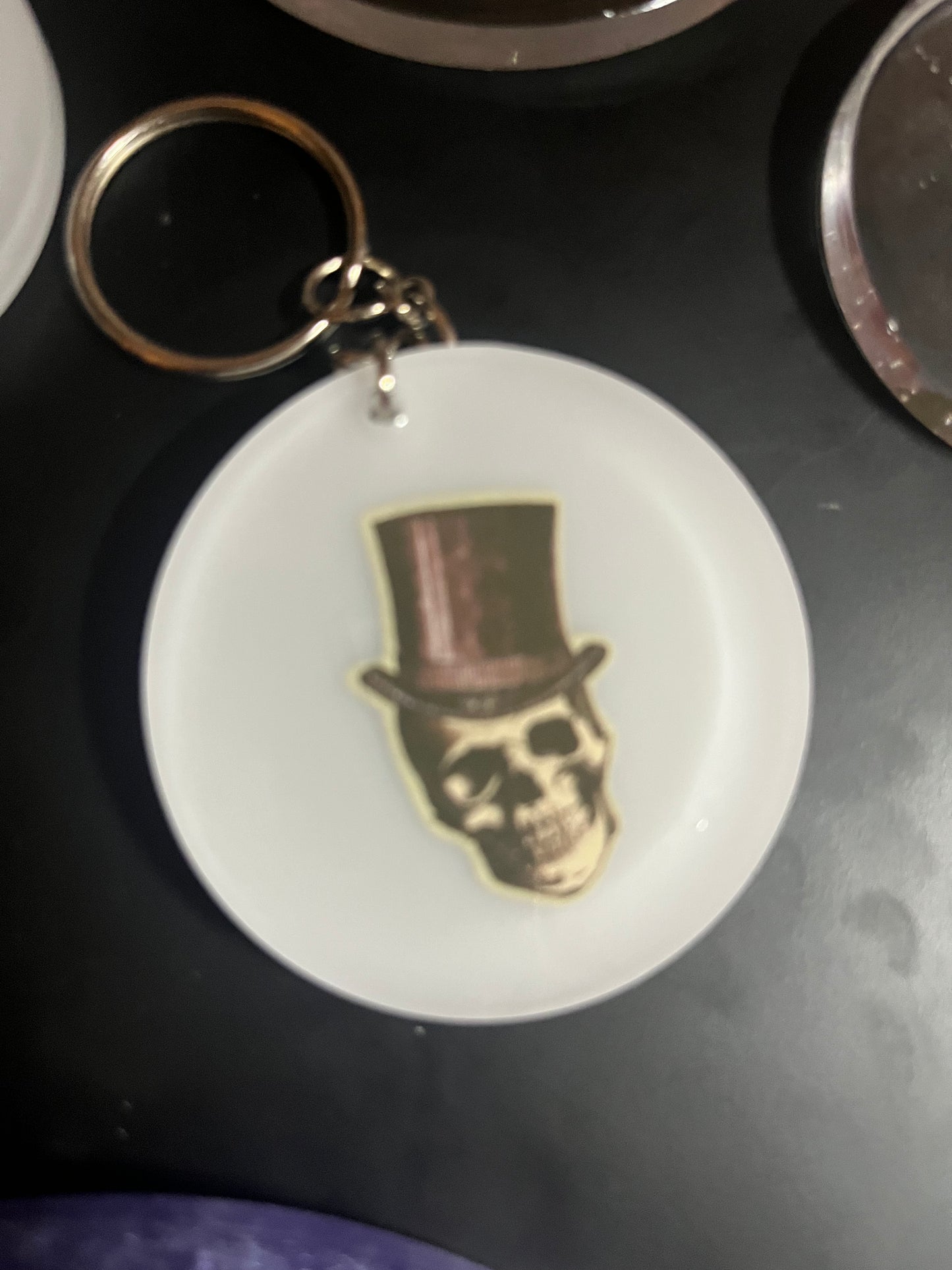 Skull keychain