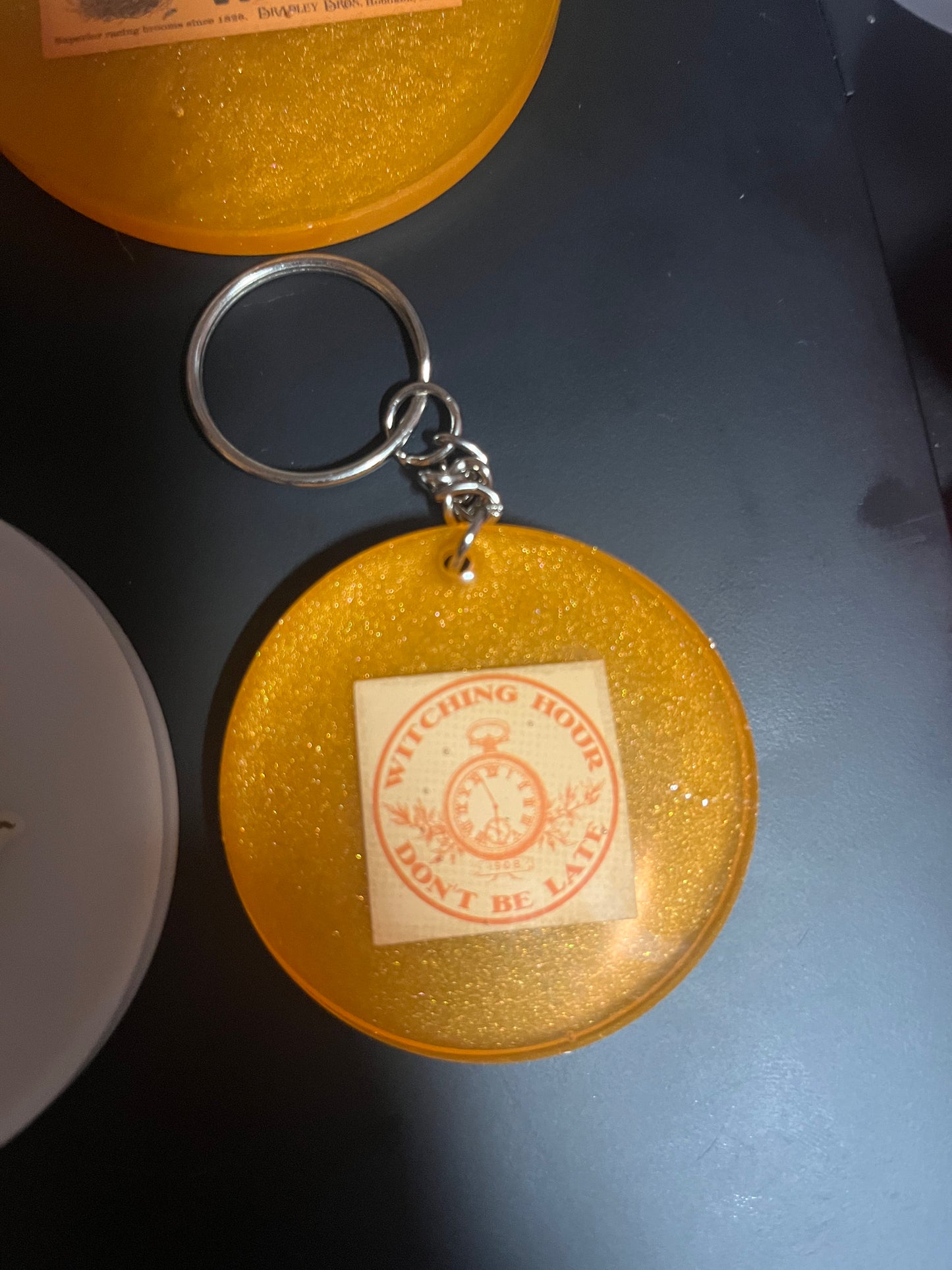 Witching hour, don’t be late keychain
