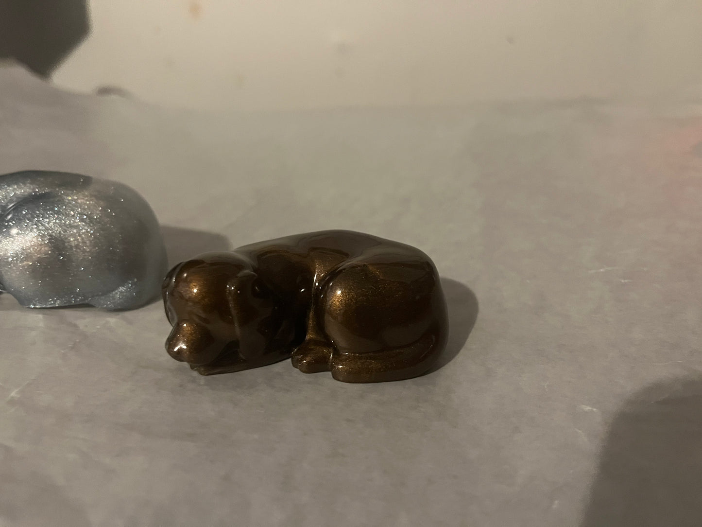 Small dog statue