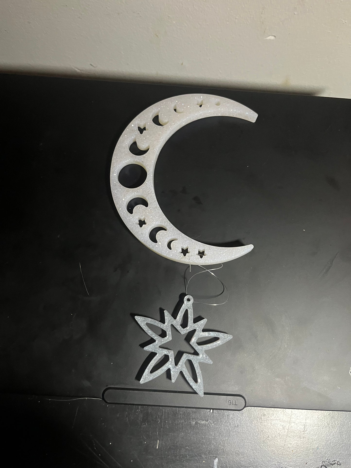 Moon with star