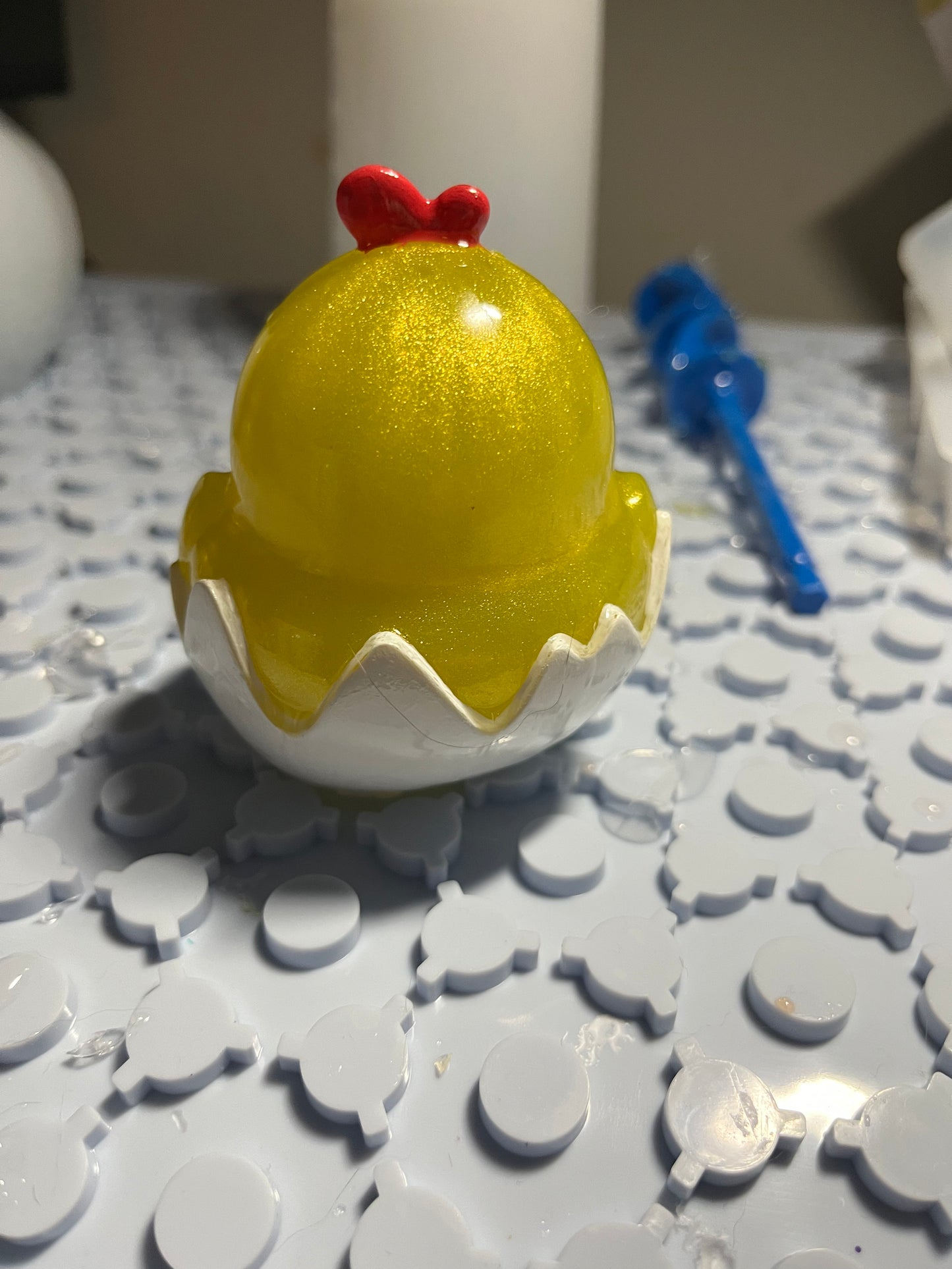 Chick statue