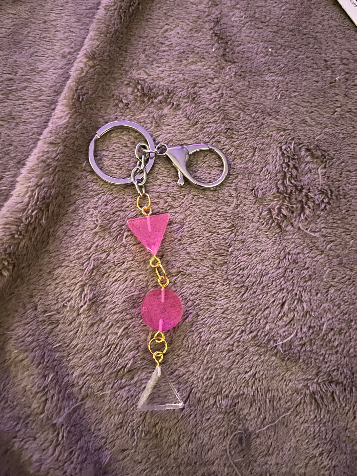 3 Shapes keychain