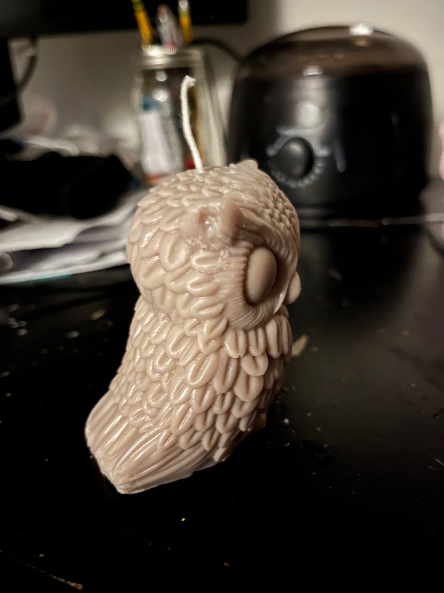 Owl candle