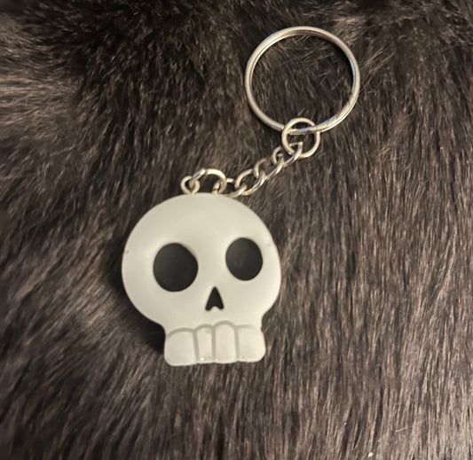 Skull keychain