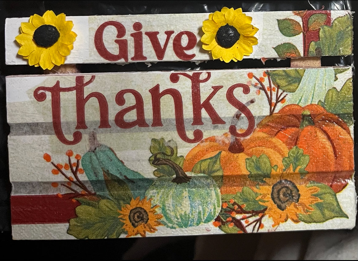 Give thanks