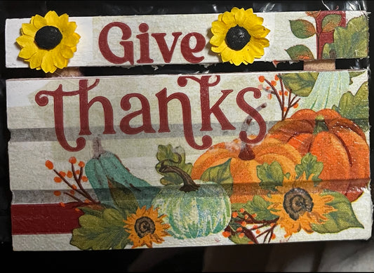 Give thanks