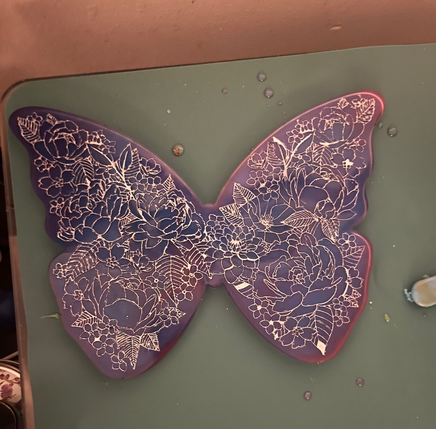 “Engraved” butterfly