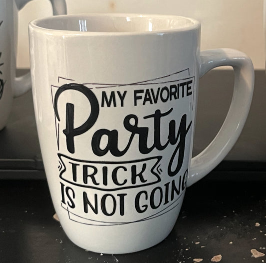 My favorite party trick is not going mug