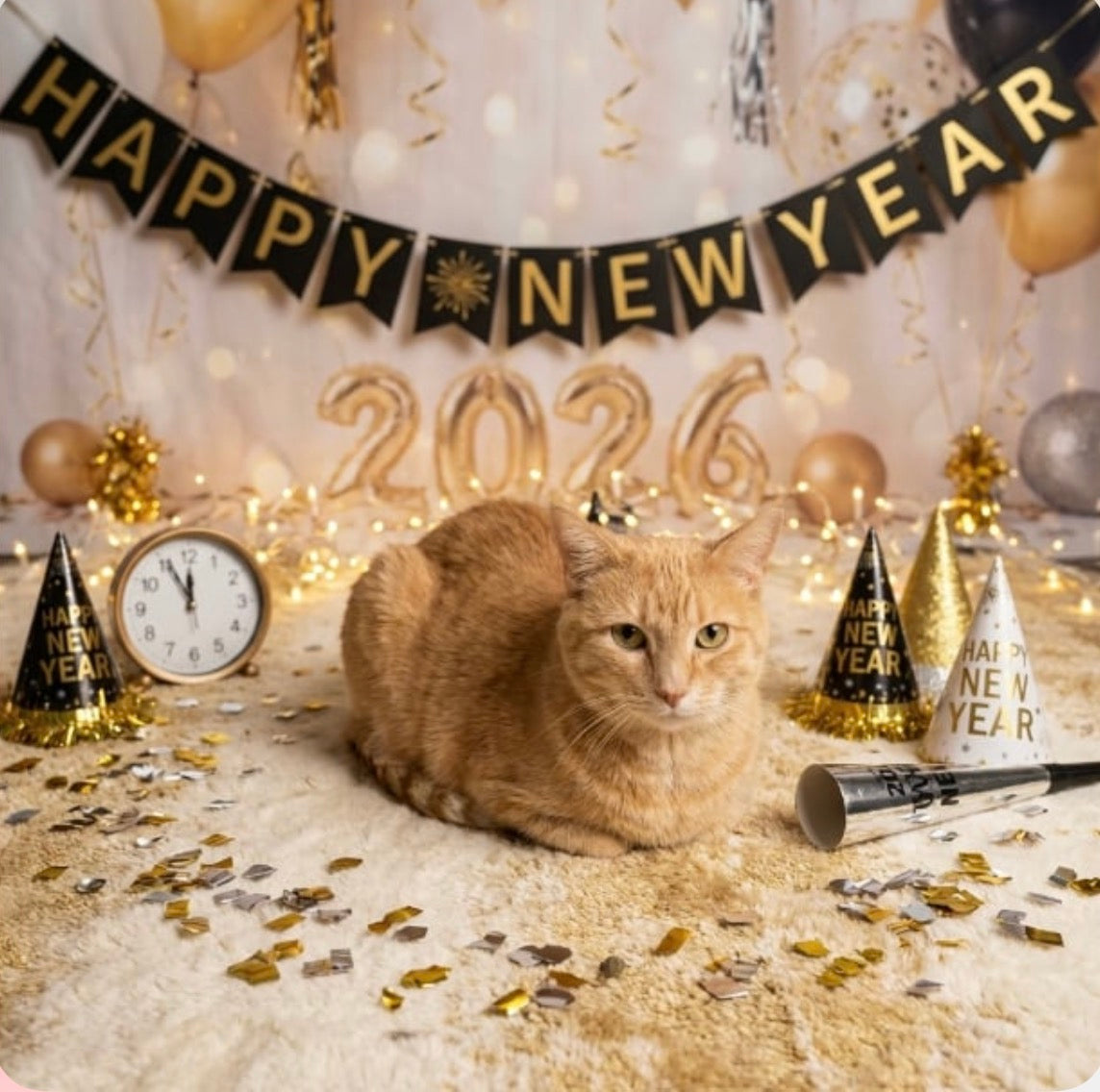 HAPPY NEW YEAR with Pumpkin