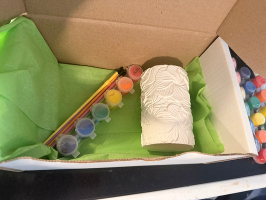 Paint your own votive candle holder