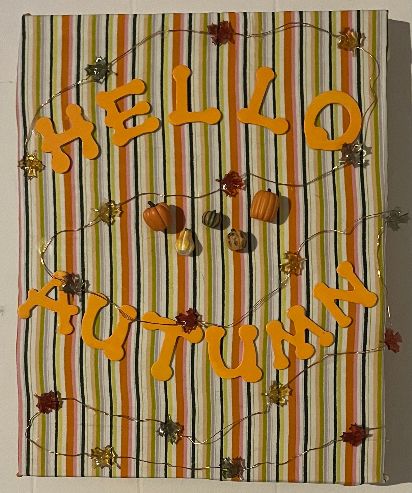 Hello Autumn with light up leaves