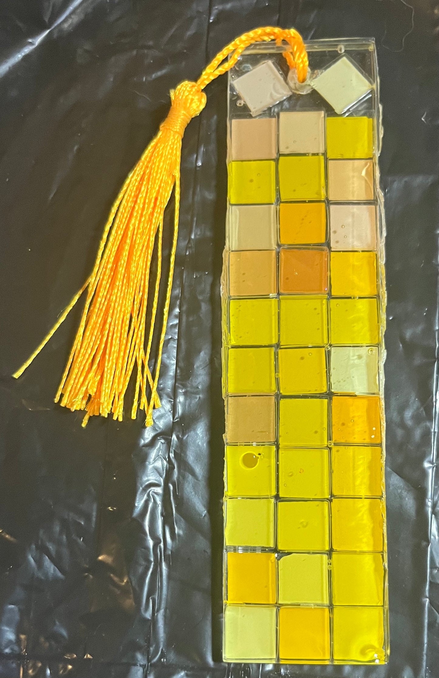 Yellow brick bookmark