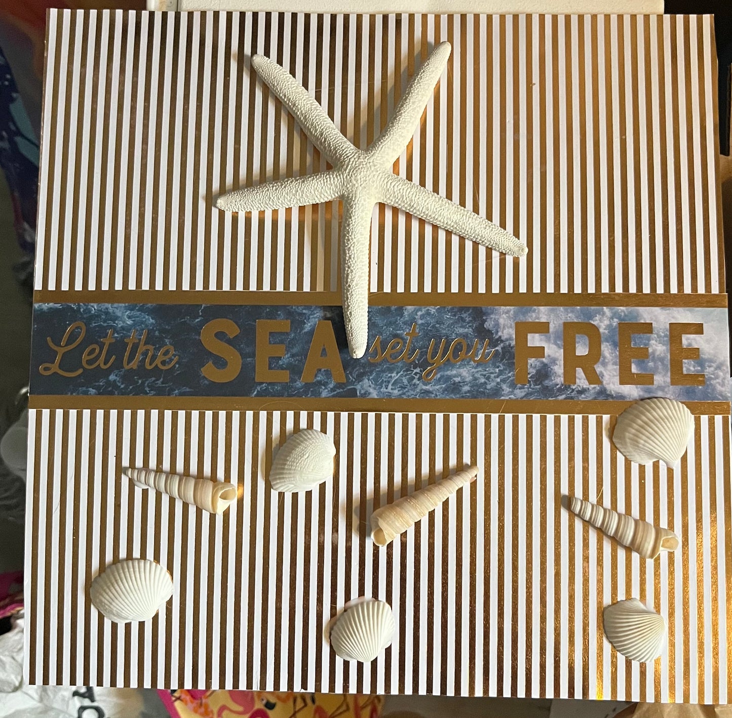 Let the sea set you free sign