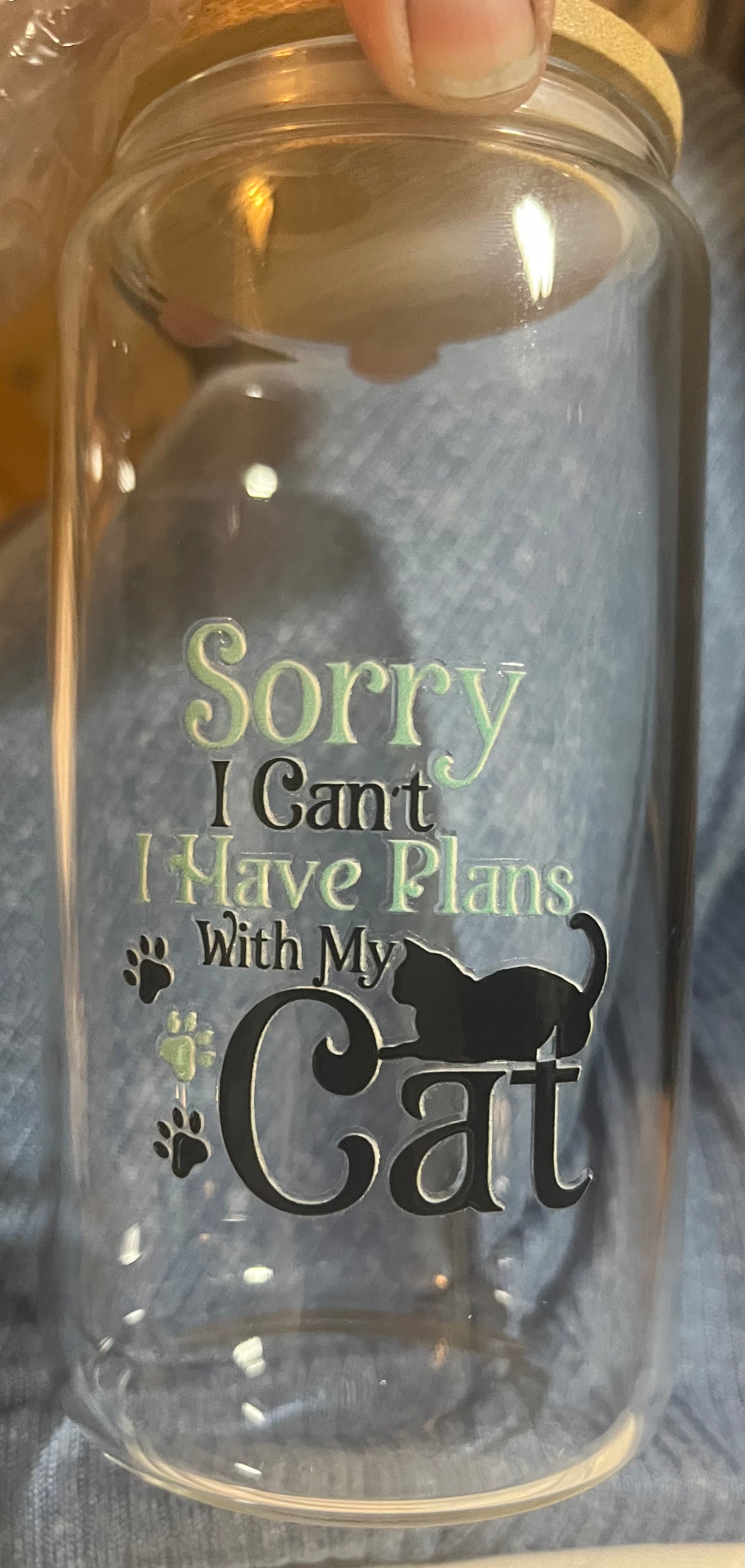 Sorry I can’t, I have plans with my cat drinking glass