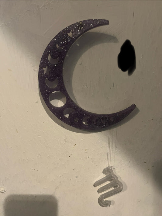 Scorpio horoscope hanging from the moon