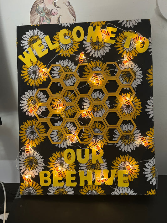 Welcome to our Beehive sign