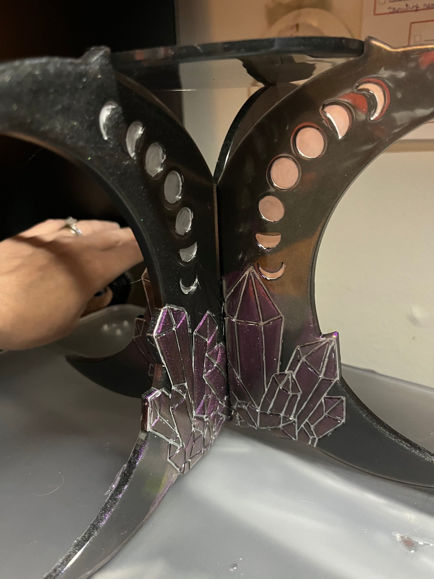 Moon and Crystal holder
