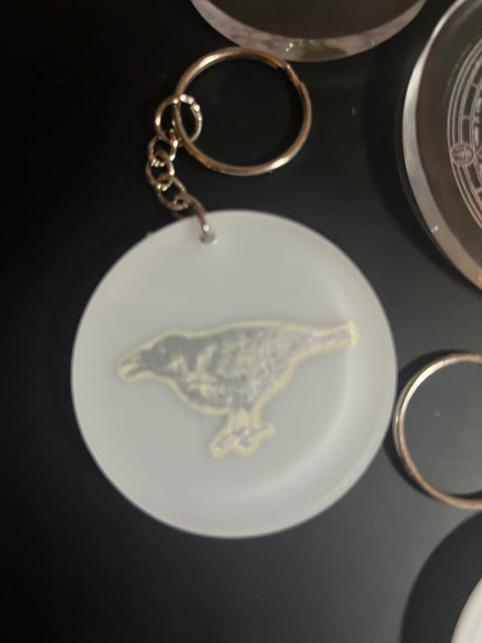 Raven keychain