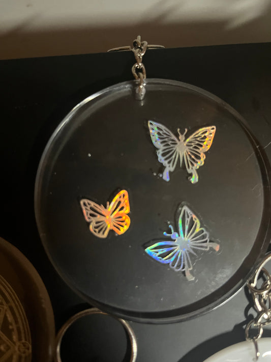 Butterflies keychain