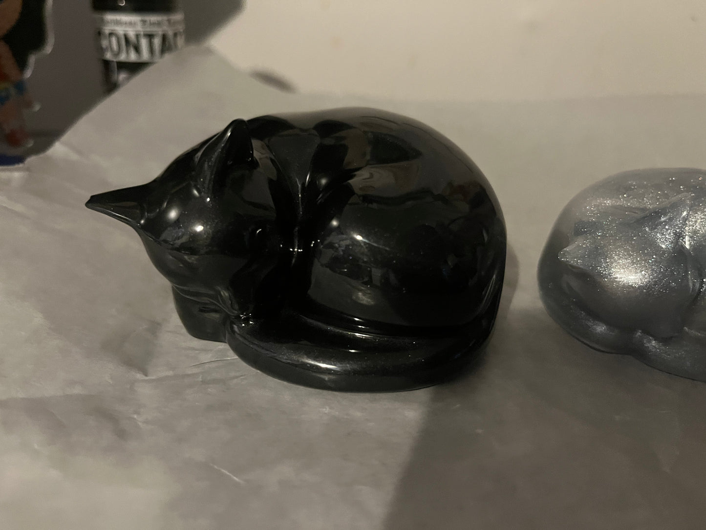 Large cat statue