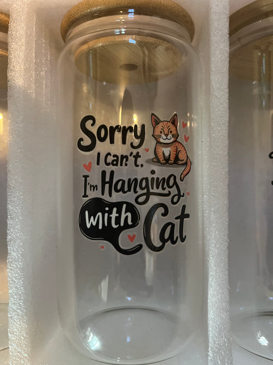 Sorry I can’t, I’m hanging with my cat today drinking glass