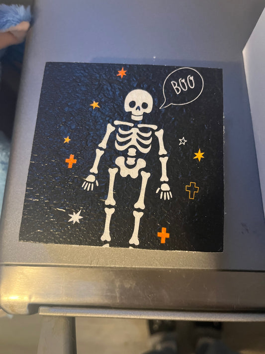 Skeleton wall art