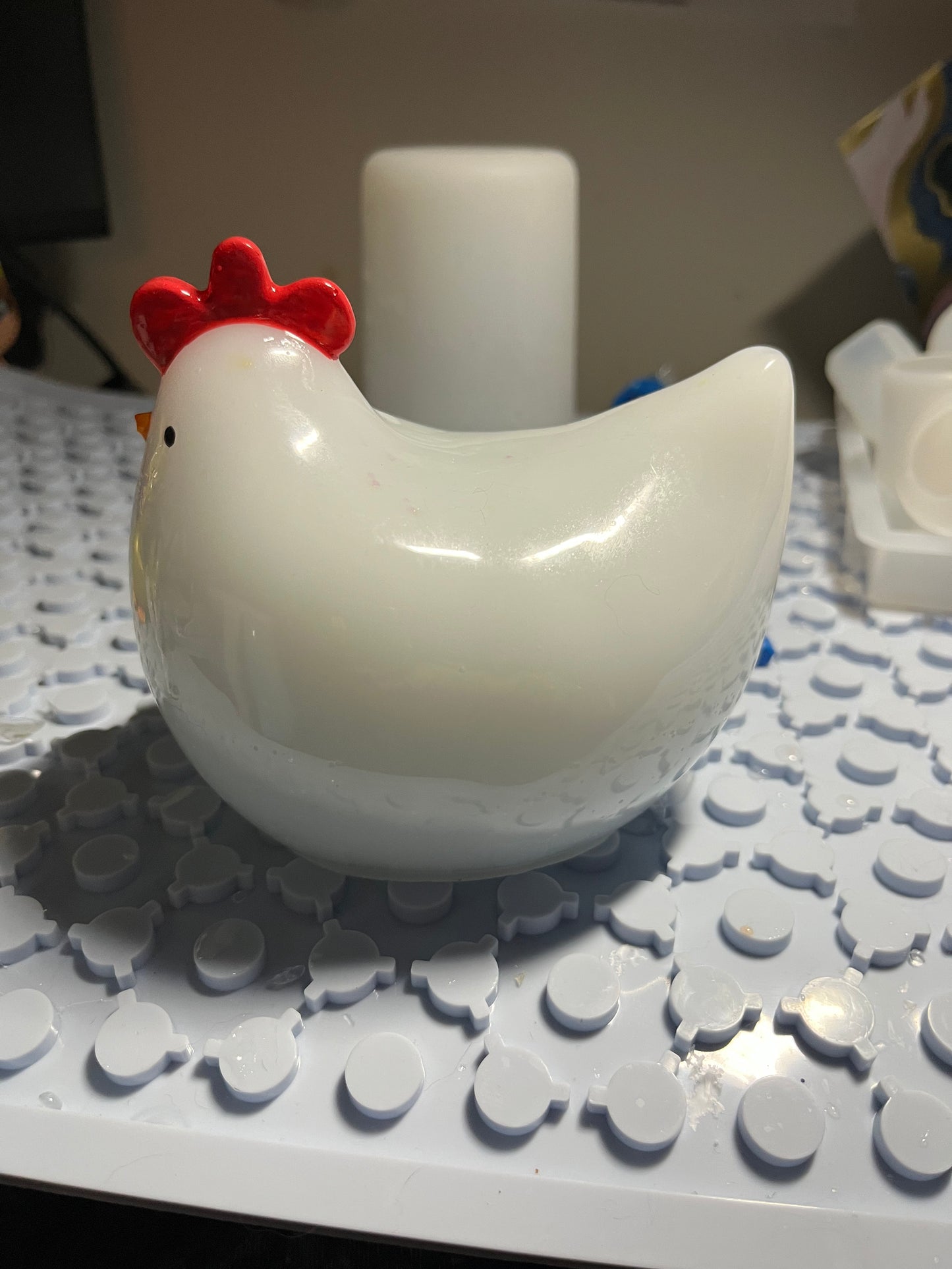 Chicken statue