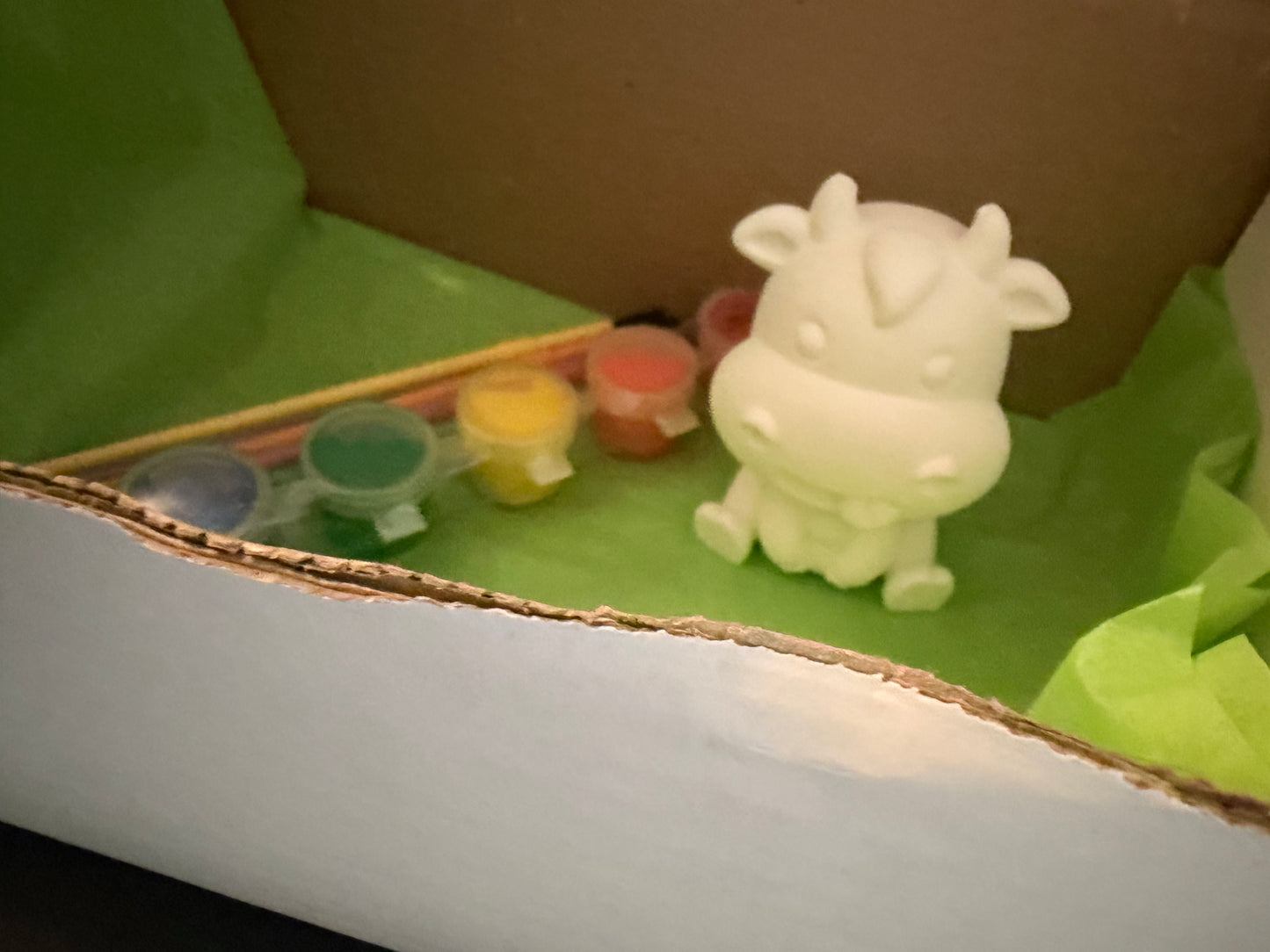 Paint your own sassy cow statue