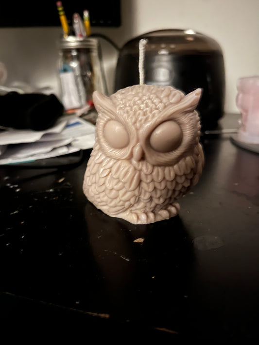 Owl candle