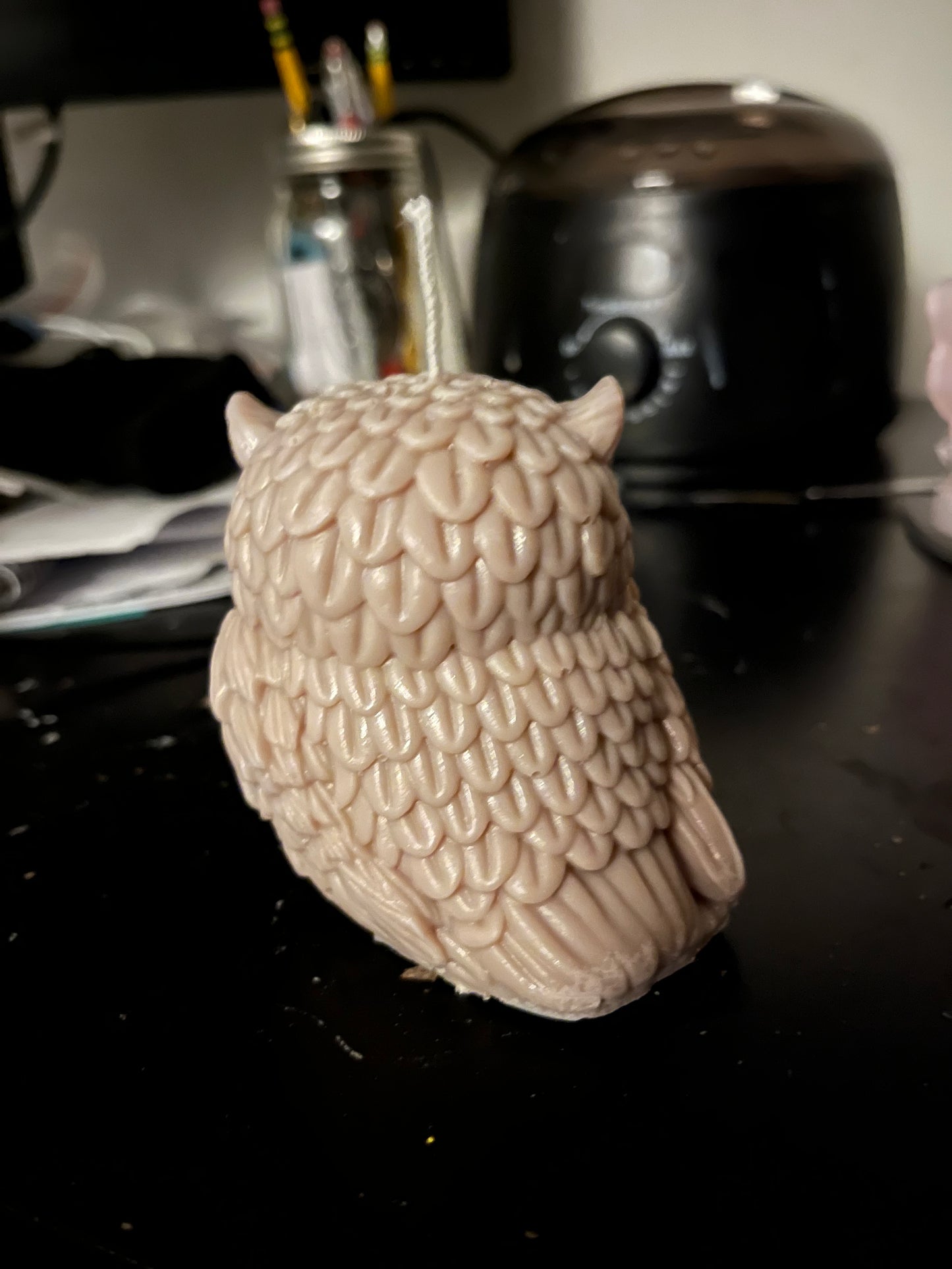 Owl candle